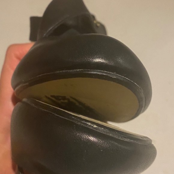 Seychelles retro style black leather heels. Sz 8.5 - Picture 13 of 16